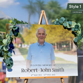 Memorial Sign - Customised Printed In Loving Memory Signage/Memorial Sign/Celebration Of Life Signage Funeral Sign